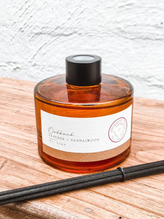 Oakbank - No. 5243 | Diffuser | Leather + Sandalwood